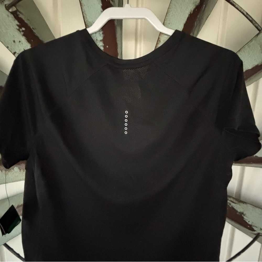 Nike Dry Fit Women's Black Shortsleeved Running Top Size XL - Picture 3 of 12